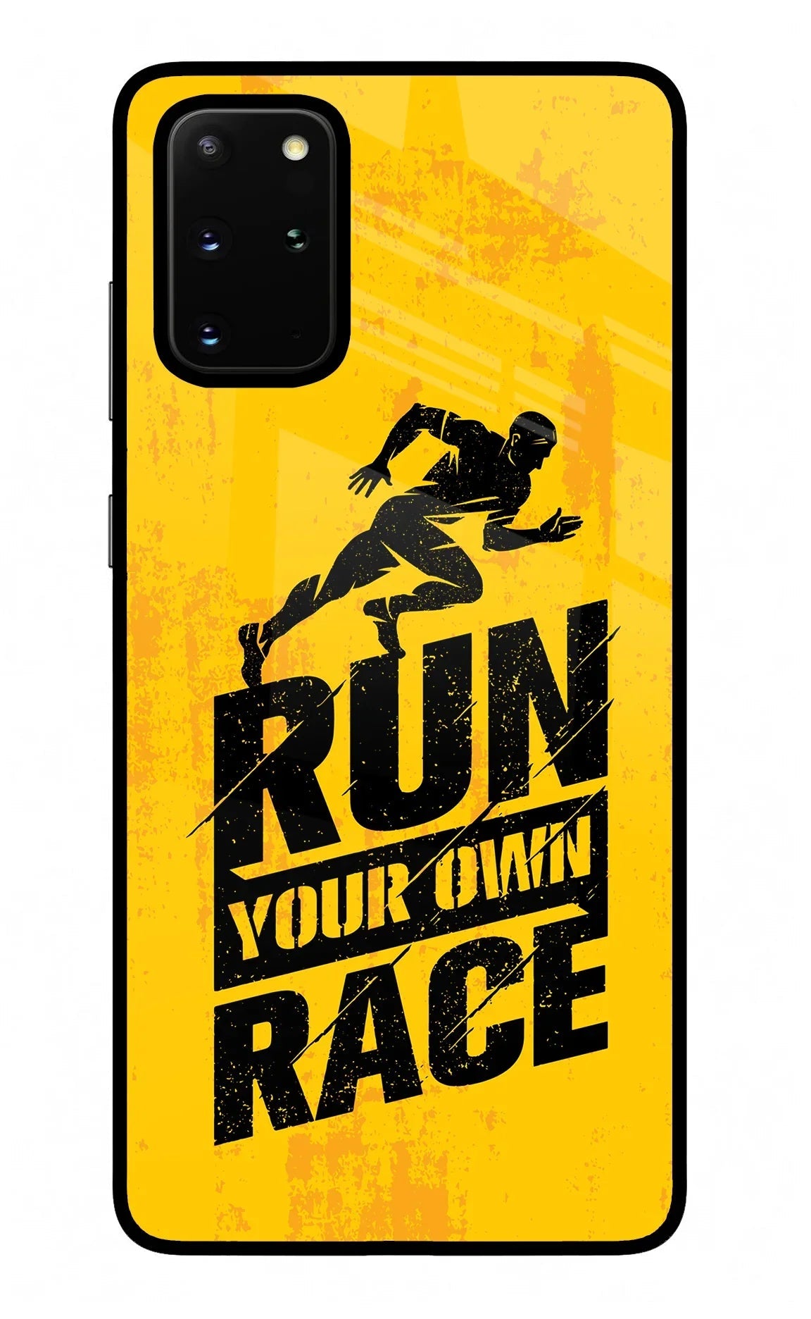 Run Your Own Race Samsung S20 Plus Glass Case