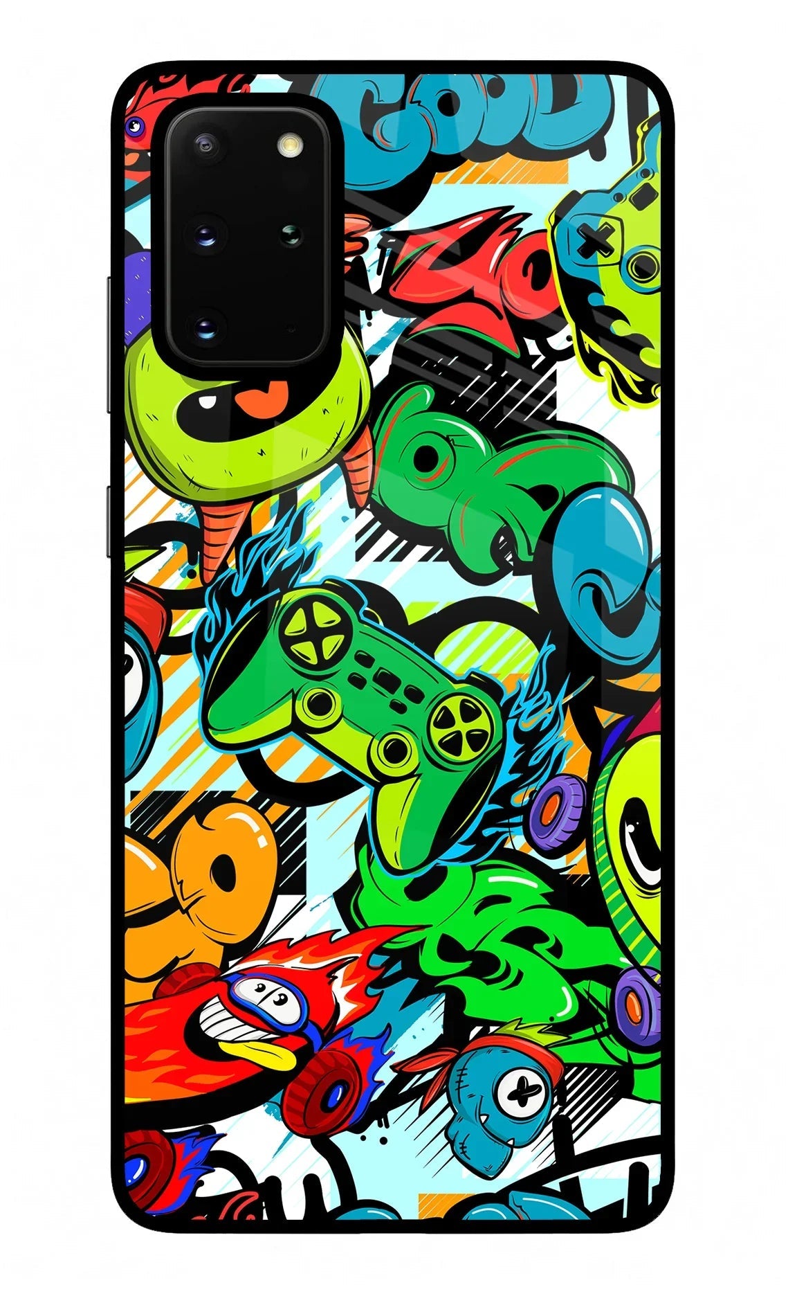 Game Doodle Samsung S20 Plus Glass Case
