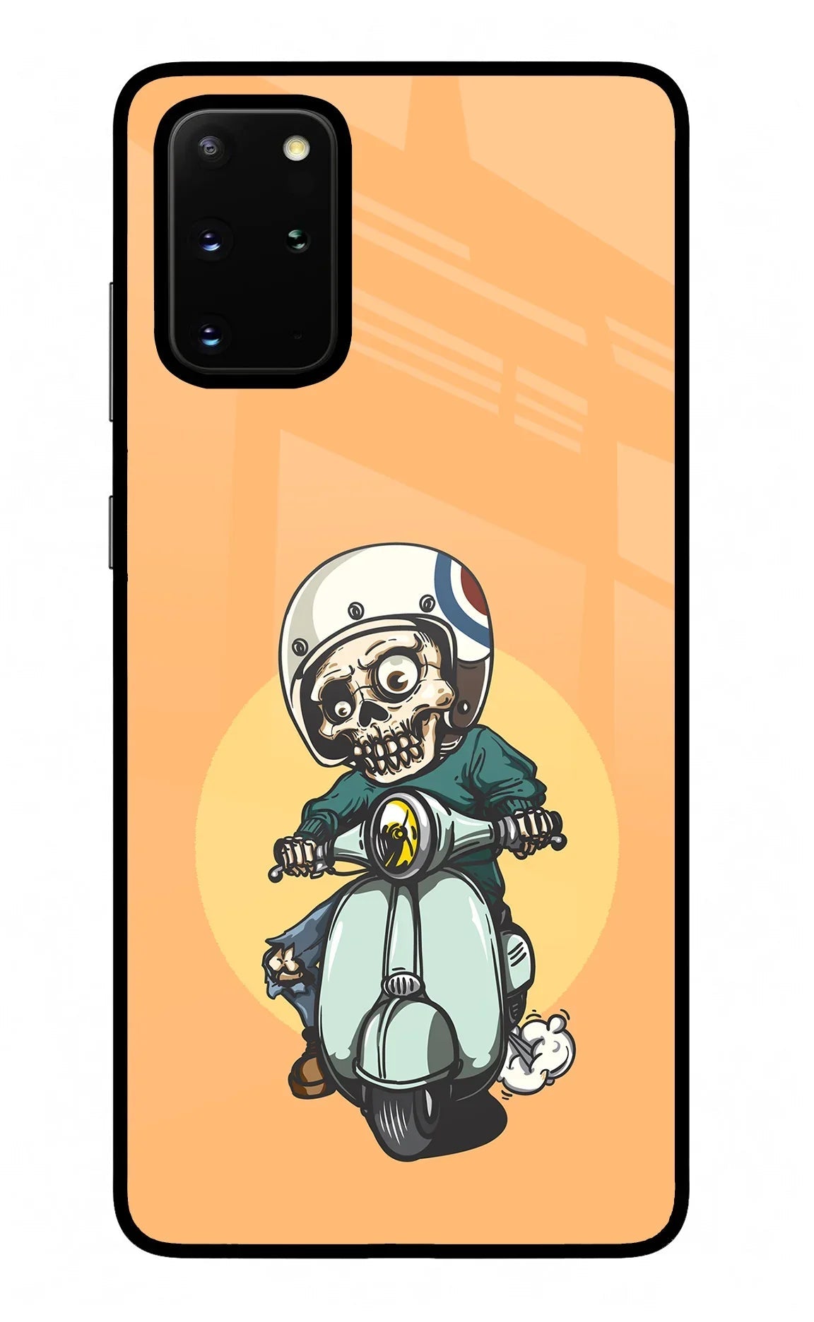 Undead Biker Samsung S20 Plus Glass Case