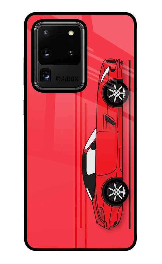 Red Velocity Samsung S20 Ultra Glass Case