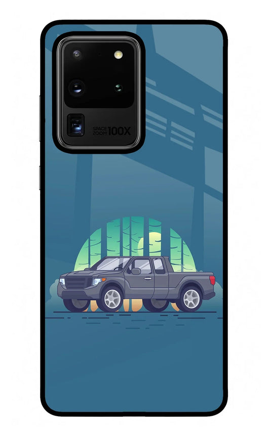 Retro Garage Vibe Samsung S20 Ultra Glass Case
