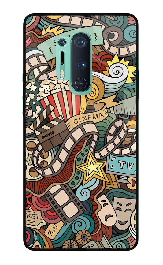 Cinema Abstract Oneplus 8 Pro Back Cover