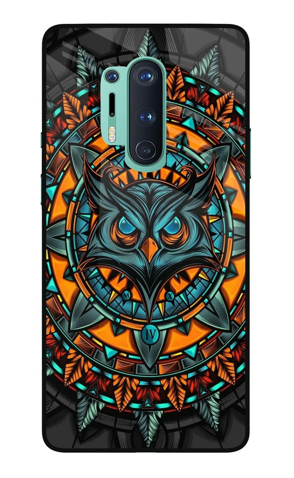 Angry Owl Art Oneplus 8 Pro Back Cover