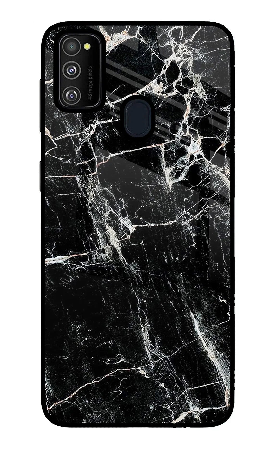 Black Marble Texture Samsung M21 2020 Glass Case – Hello Swanky Online ...