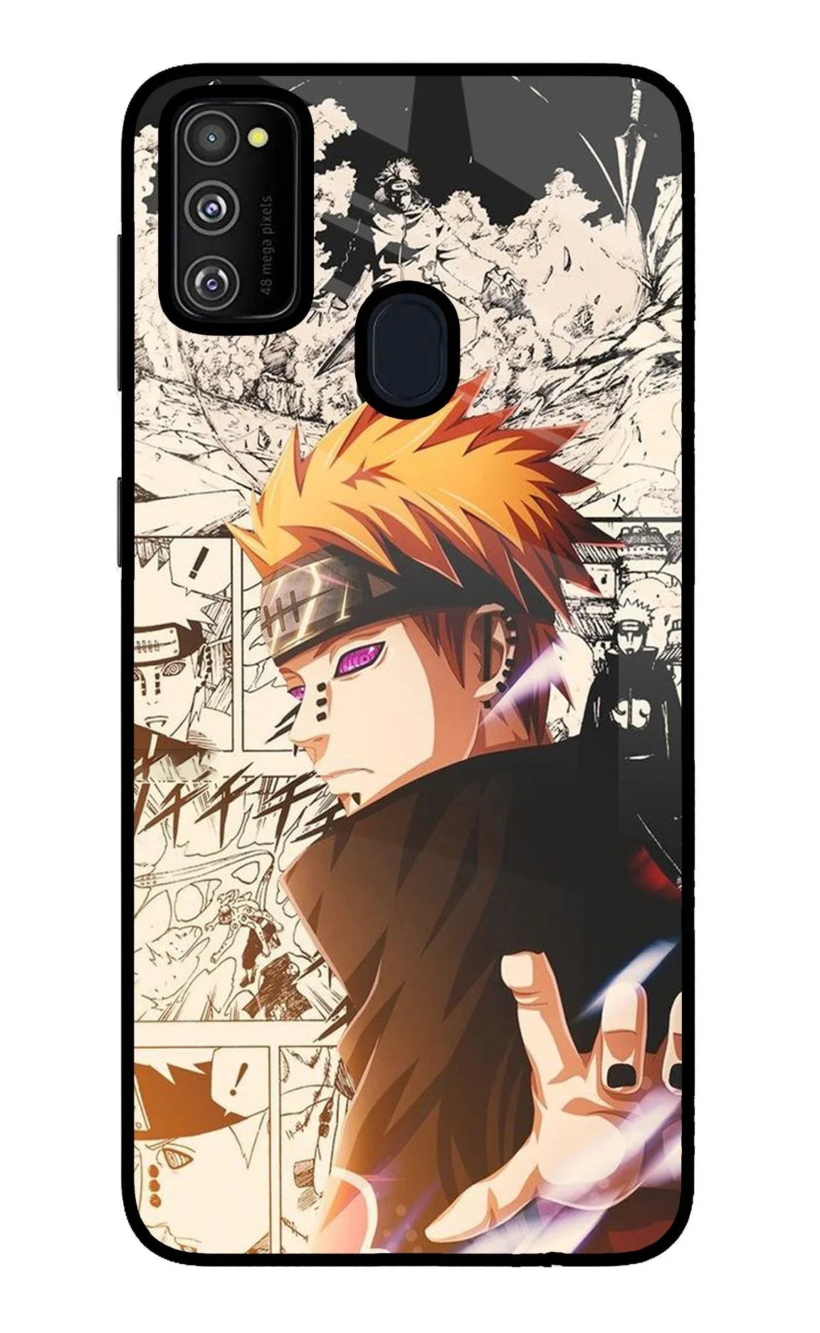Pain Anime Samsung M21 2020 Glass Case
