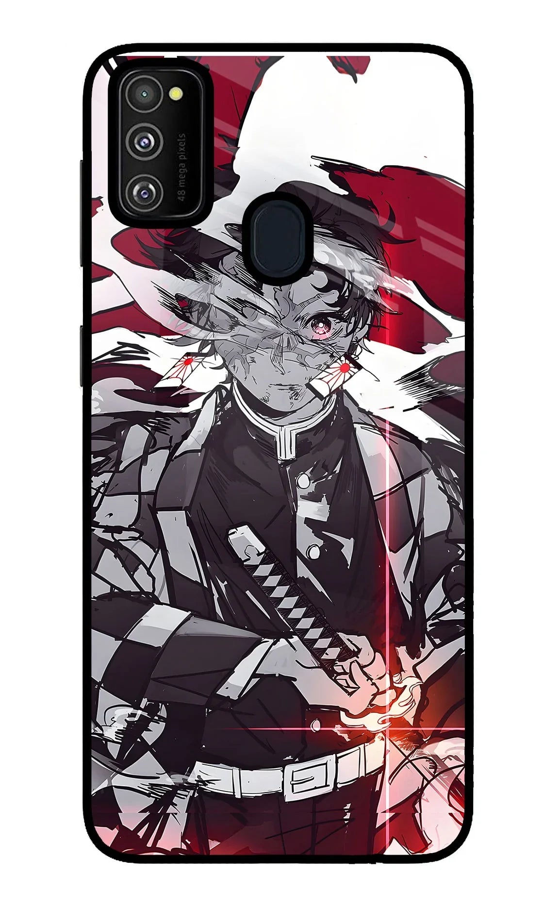 Demon Slayer Samsung M21 2020 Glass Case