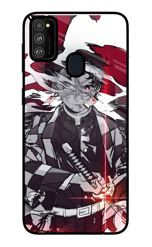 Demon Slayer Samsung M21 2020 Glass Case