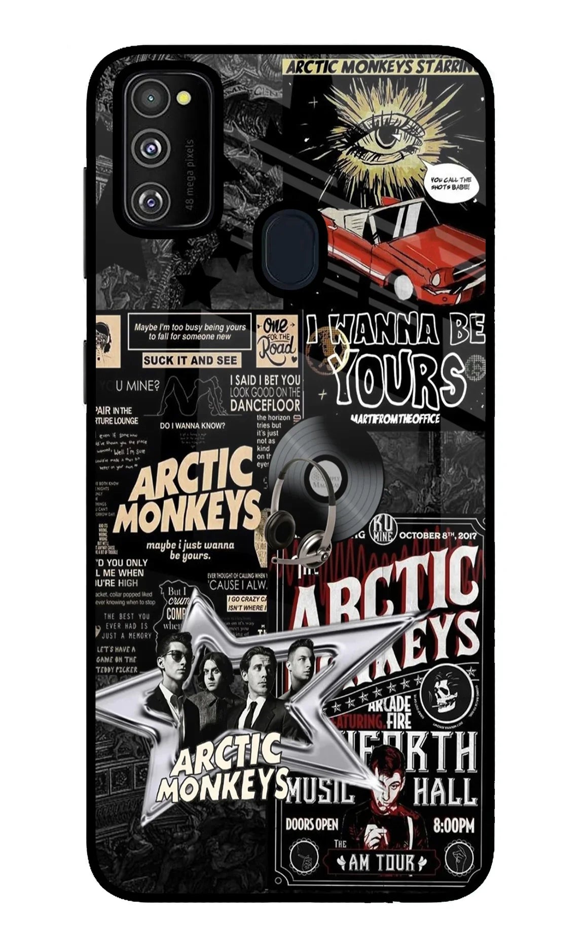 Arctic Monkeys Samsung M21 2020 Glass Case