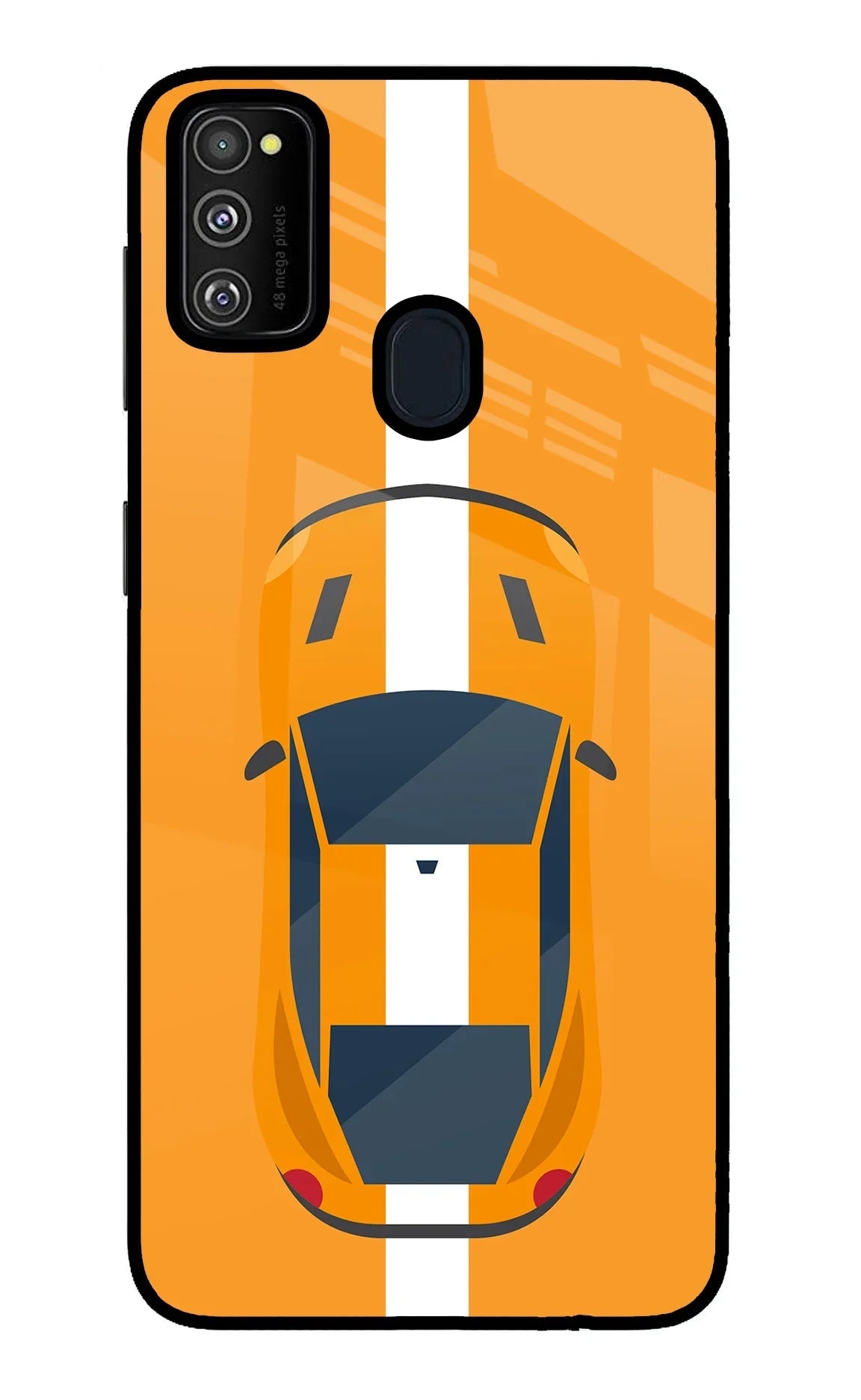 Highway Pursuit Samsung M21 2020 Glass Case