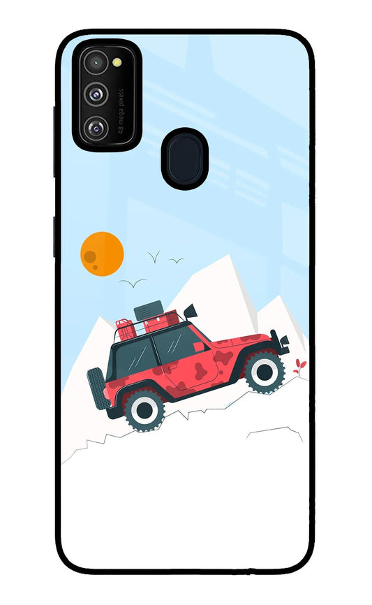 Mountain Trail Beast Samsung M21 2020 Glass Case
