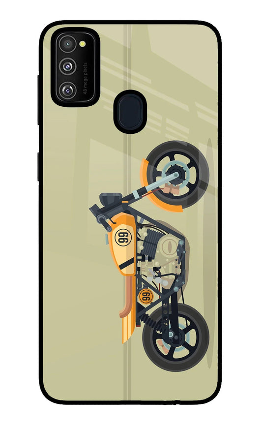 Vertical Speedster Samsung M21 2020 Glass Case