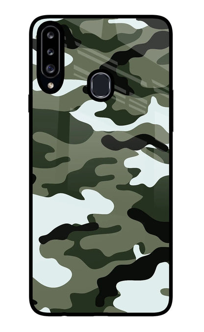 Camouflage Samsung A20s Back Cover