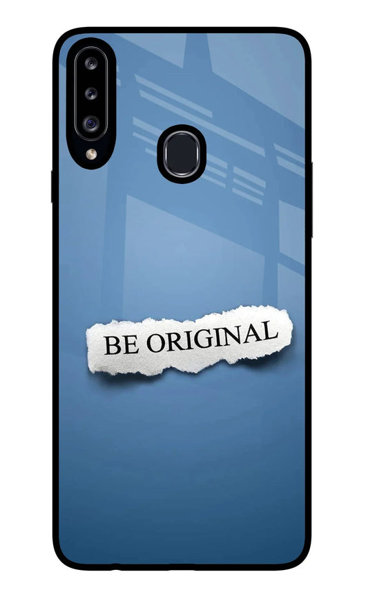 Be Original Samsung A20s Glass Case