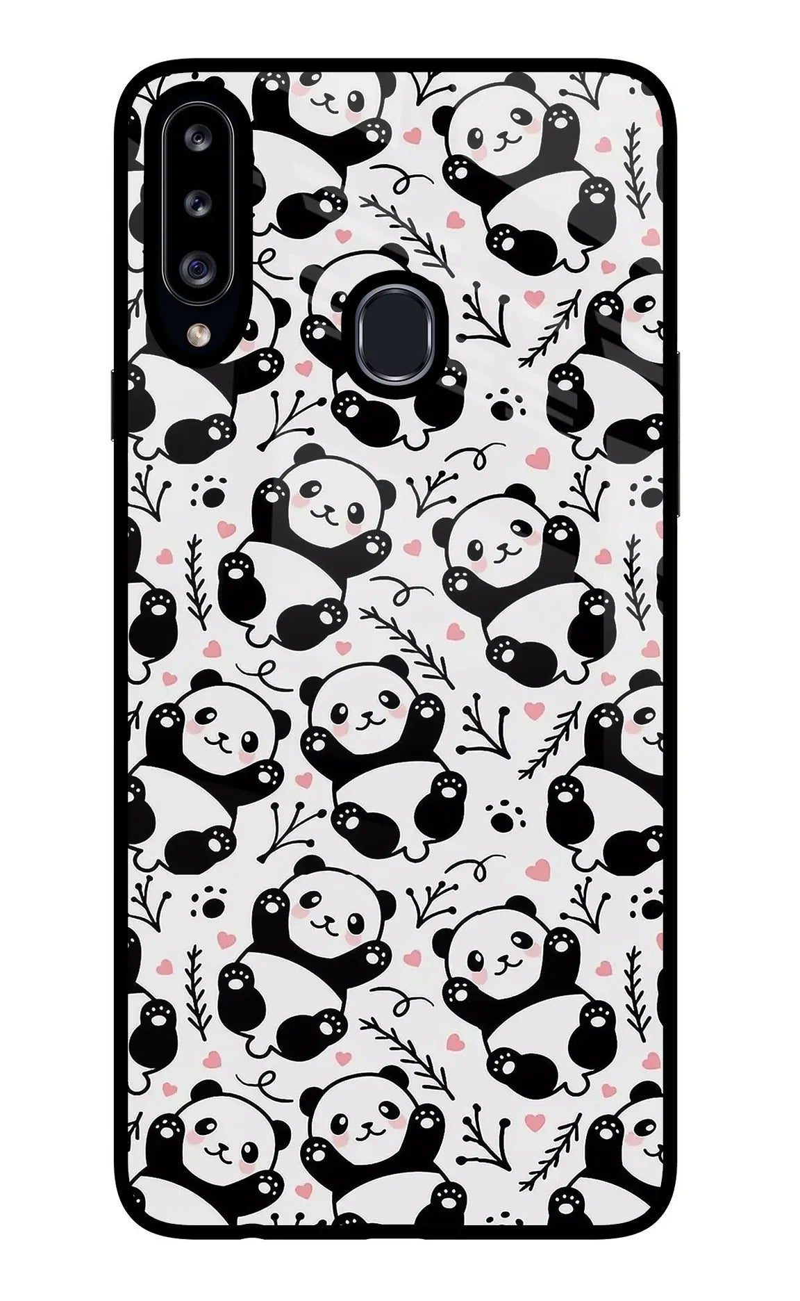 Cute Panda Samsung A20s Back Cover