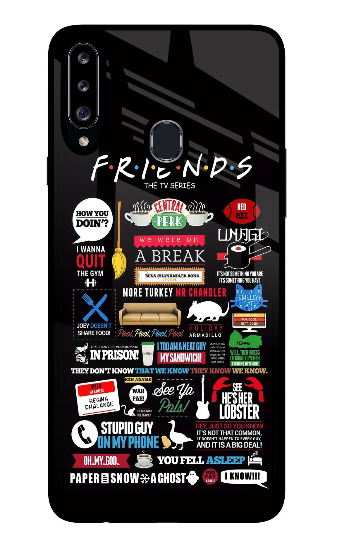 FRIENDS Samsung A20s Back Cover