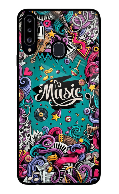 Music Graffiti Samsung A20s Back Cover