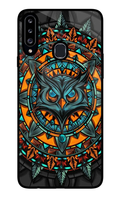 Angry Owl Art Samsung A20s Back Cover