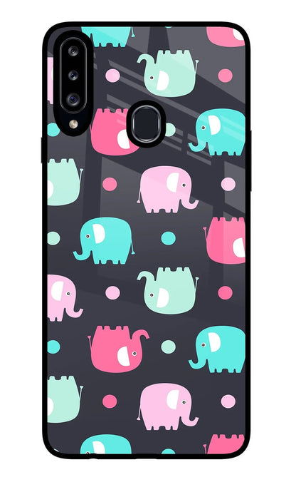 Elephants Samsung A20s Back Cover