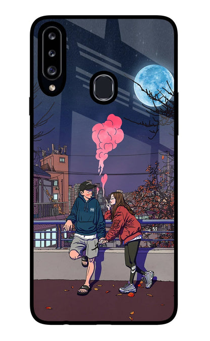 Chilling Couple Samsung A20s Back Cover
