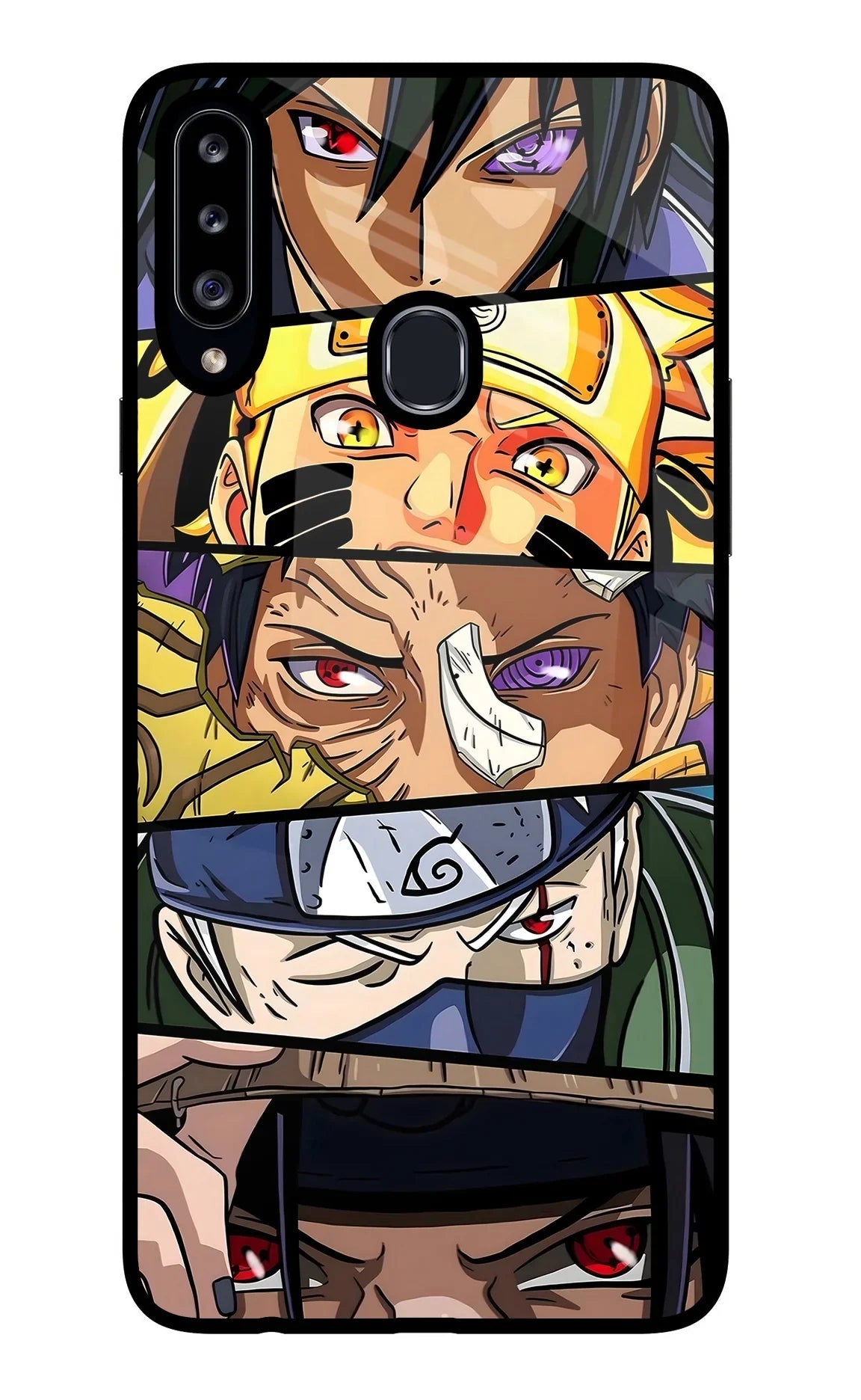 Naruto Character Samsung A20s Back Cover