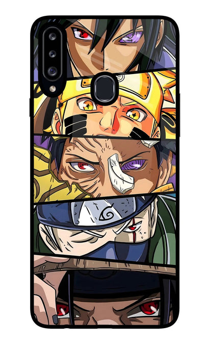 Naruto Character Samsung A20s Back Cover
