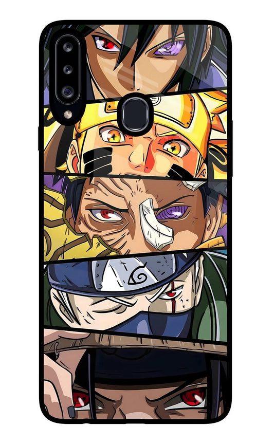 Naruto Character Samsung A20s Back Cover