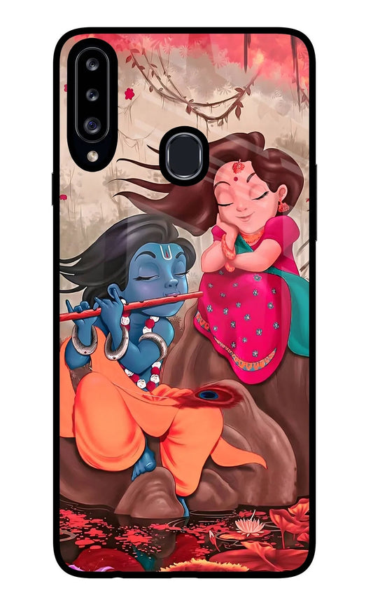 Radhe Krishna Samsung A20s Back Cover