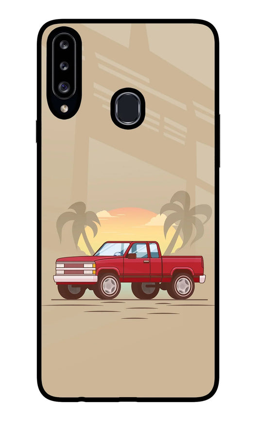 Desert Classic Drive Samsung A20s Glass Case