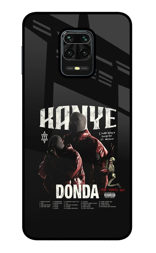 Donda Kanye West Redmi Note 9 Pro/Pro Max Glass Case