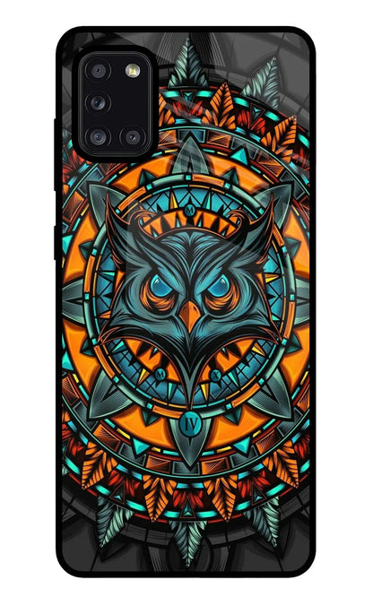 Angry Owl Art Samsung A31 Back Cover