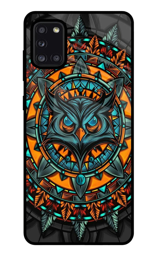Angry Owl Art Samsung A31 Back Cover