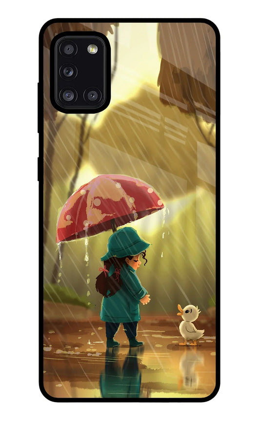 Rainy Day Samsung A31 Back Cover