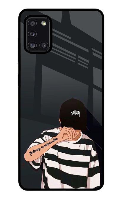 Aesthetic Boy Samsung A31 Back Cover