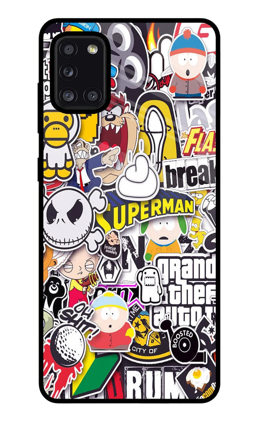 Sticker Bomb Samsung A31 Back Cover