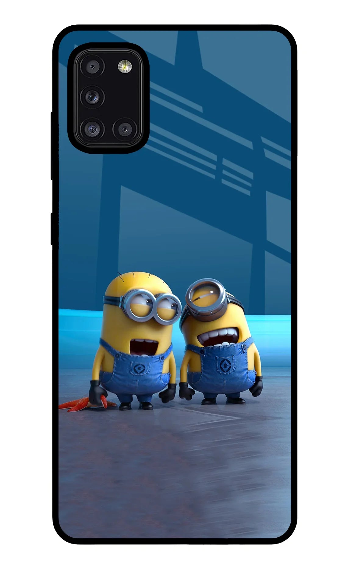 Minion Laughing Samsung A31 Back Cover