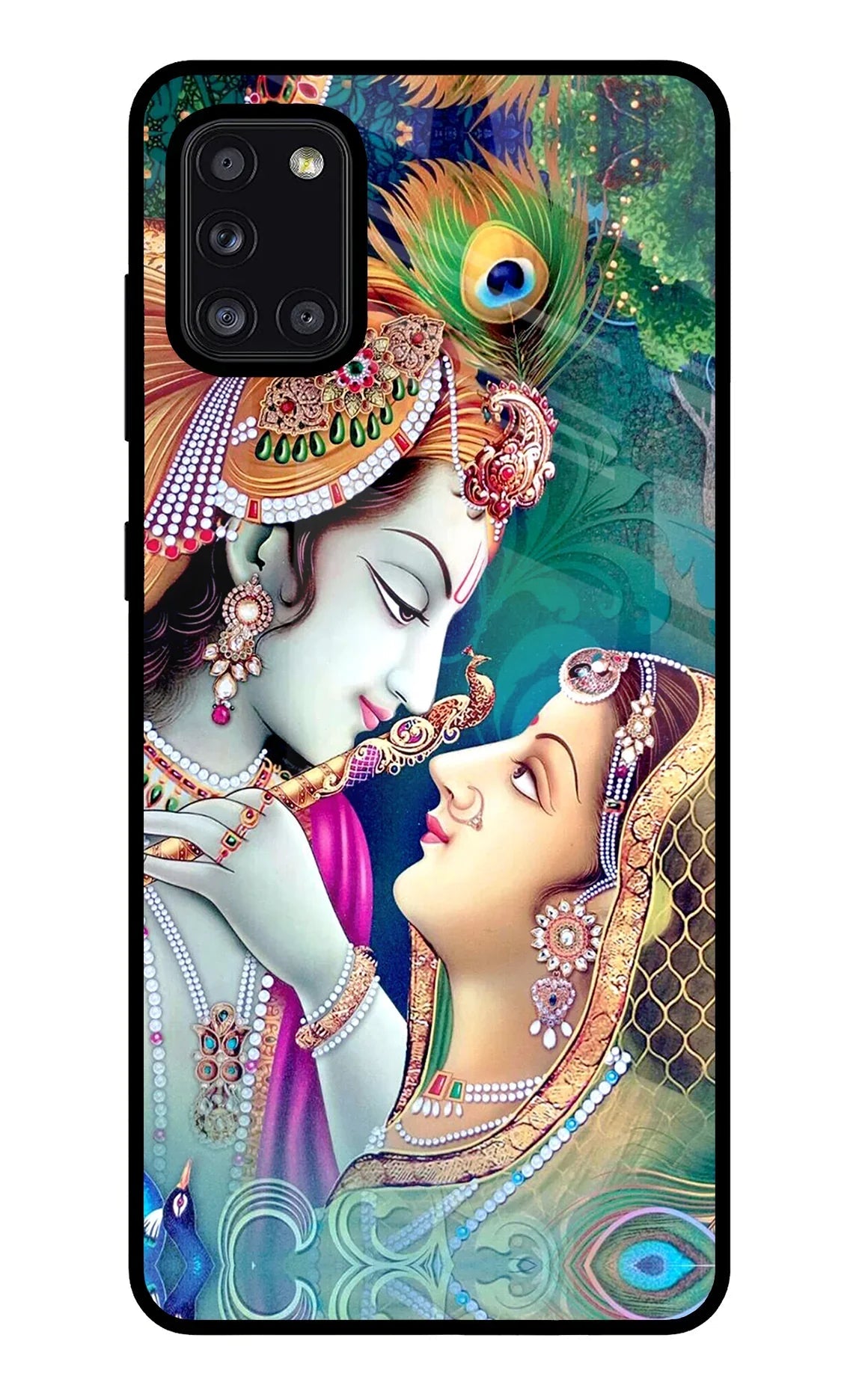 Lord Radha Krishna Samsung A31 Back Cover