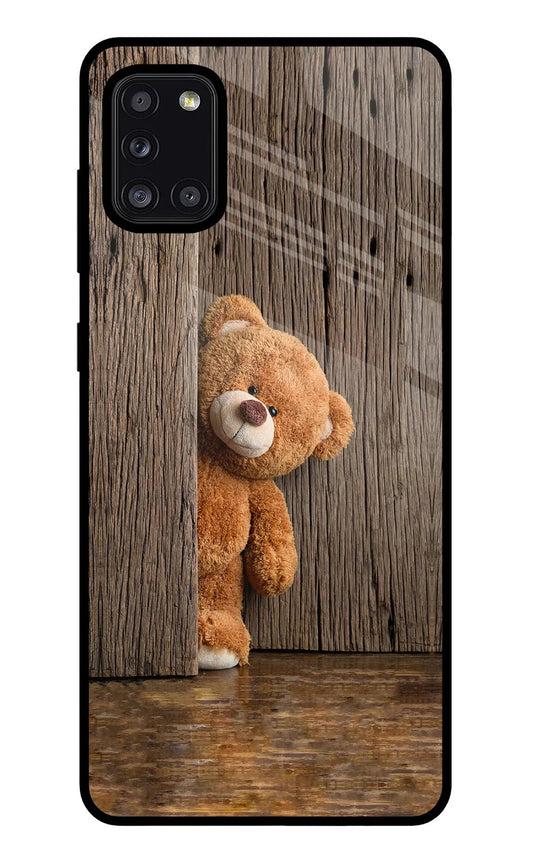 Teddy Wooden Samsung A31 Back Cover