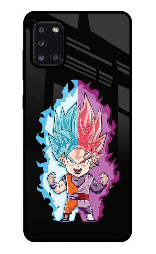 Chota Goku Samsung A31 Glass Case