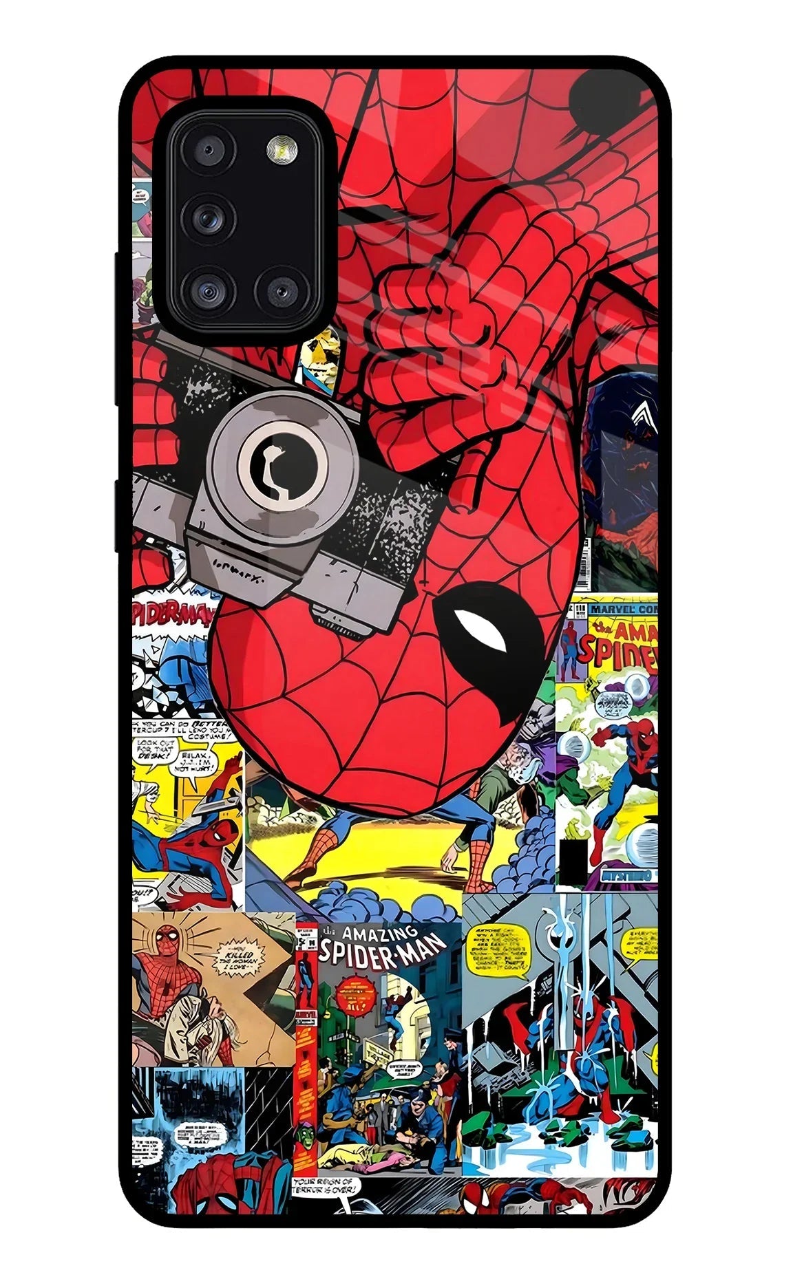 Spider Man Samsung A31 Back Cover