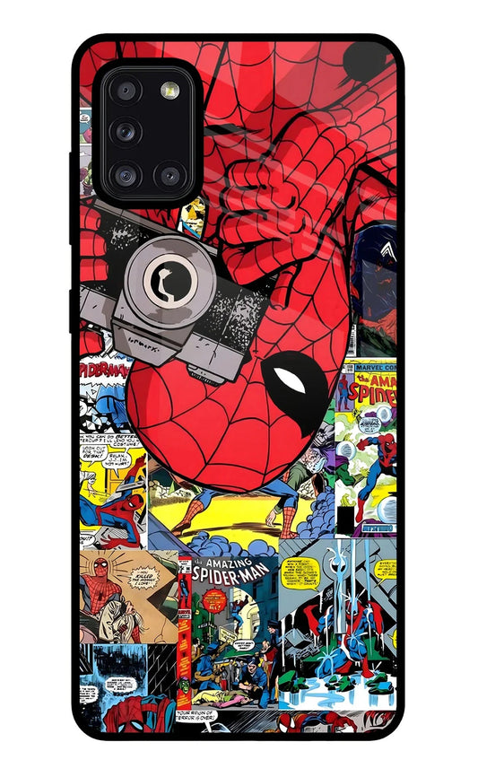 Spider Man Samsung A31 Back Cover