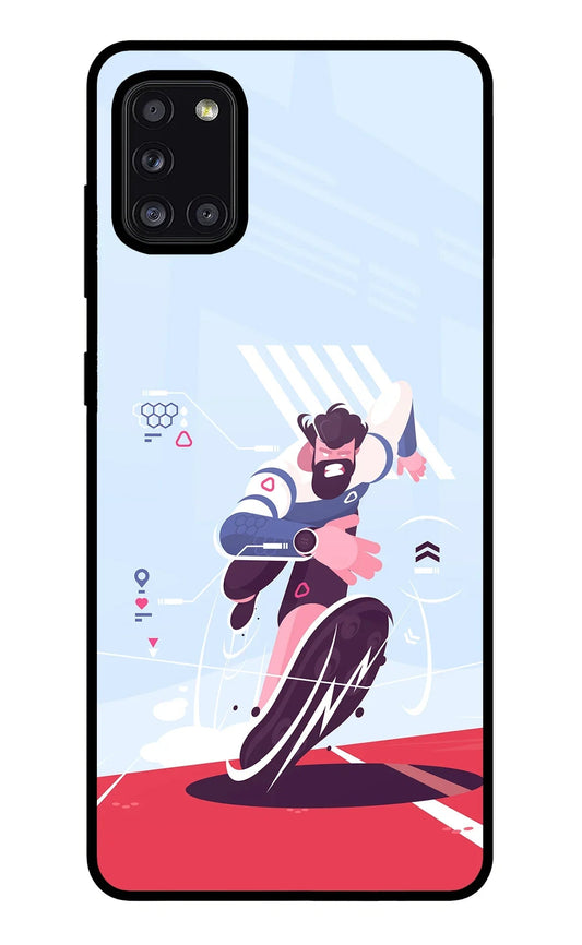 Run Pro Samsung A31 Glass Case