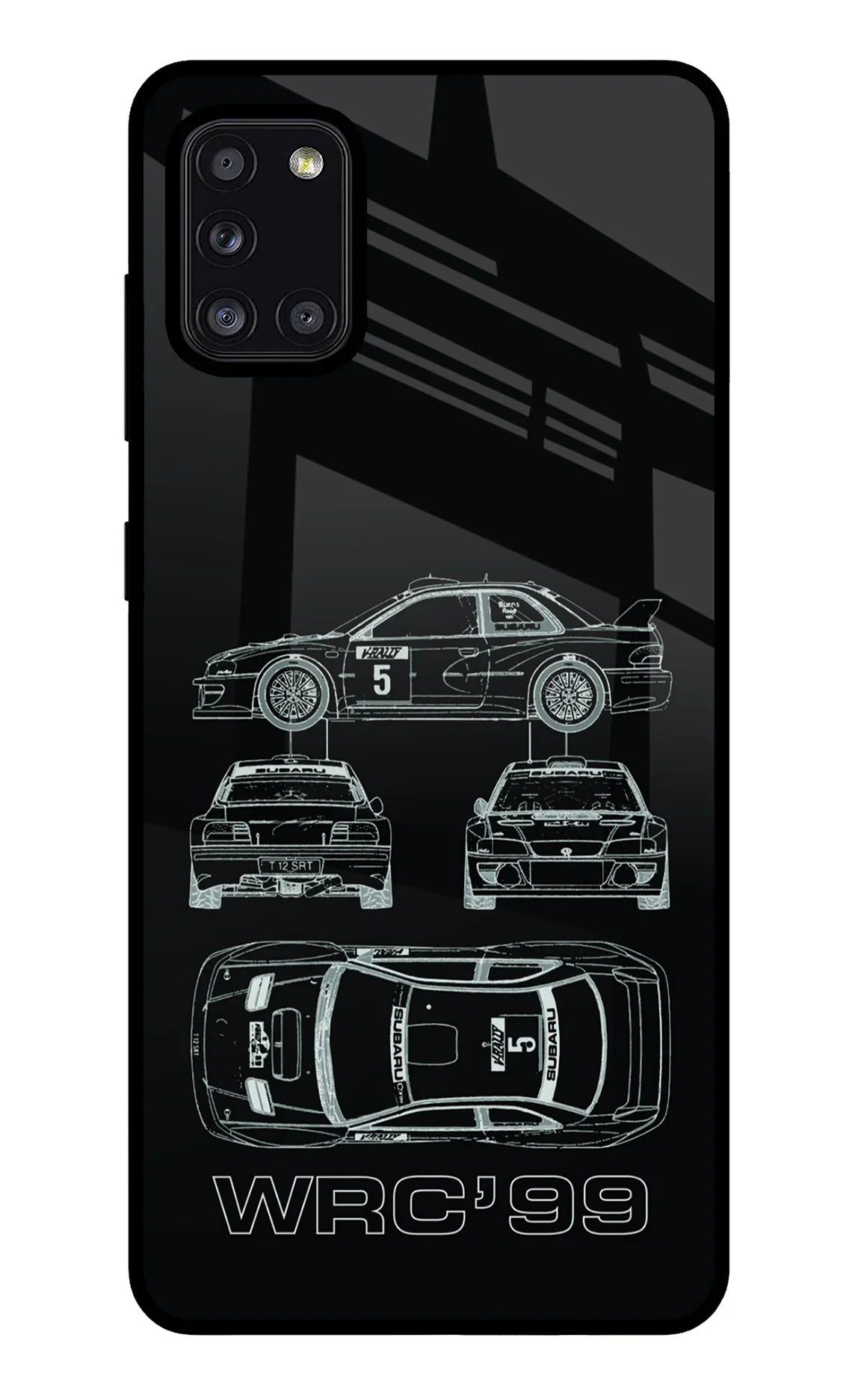 WRC'99 Samsung A31 Glass Case