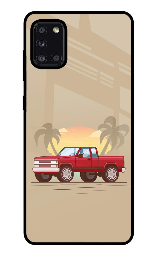 Desert Classic Drive Samsung A31 Glass Case
