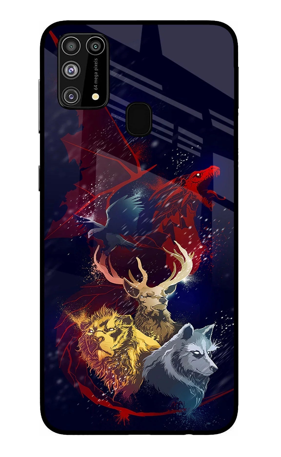 Game Of Thrones Samsung M31/F41 Glass Case