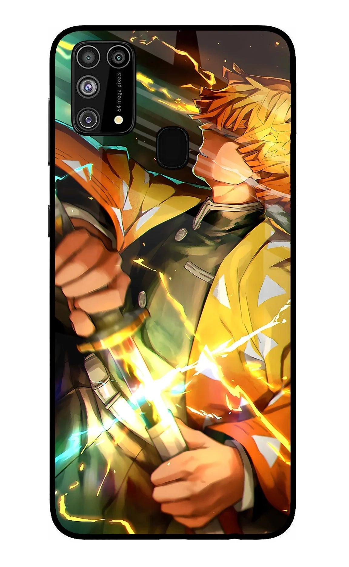 Demon Slayer Samsung M31/F41 Glass Case