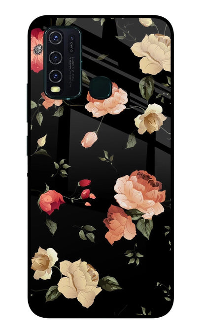 Flowers Vivo Y30/Y50 Back Cover