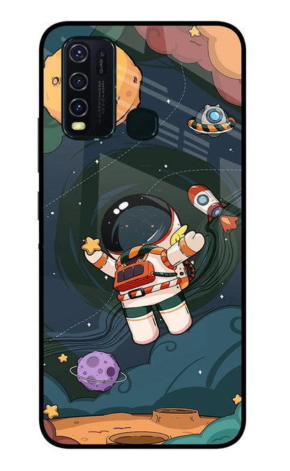 Cartoon Astronaut Vivo Y30/Y50 Back Cover