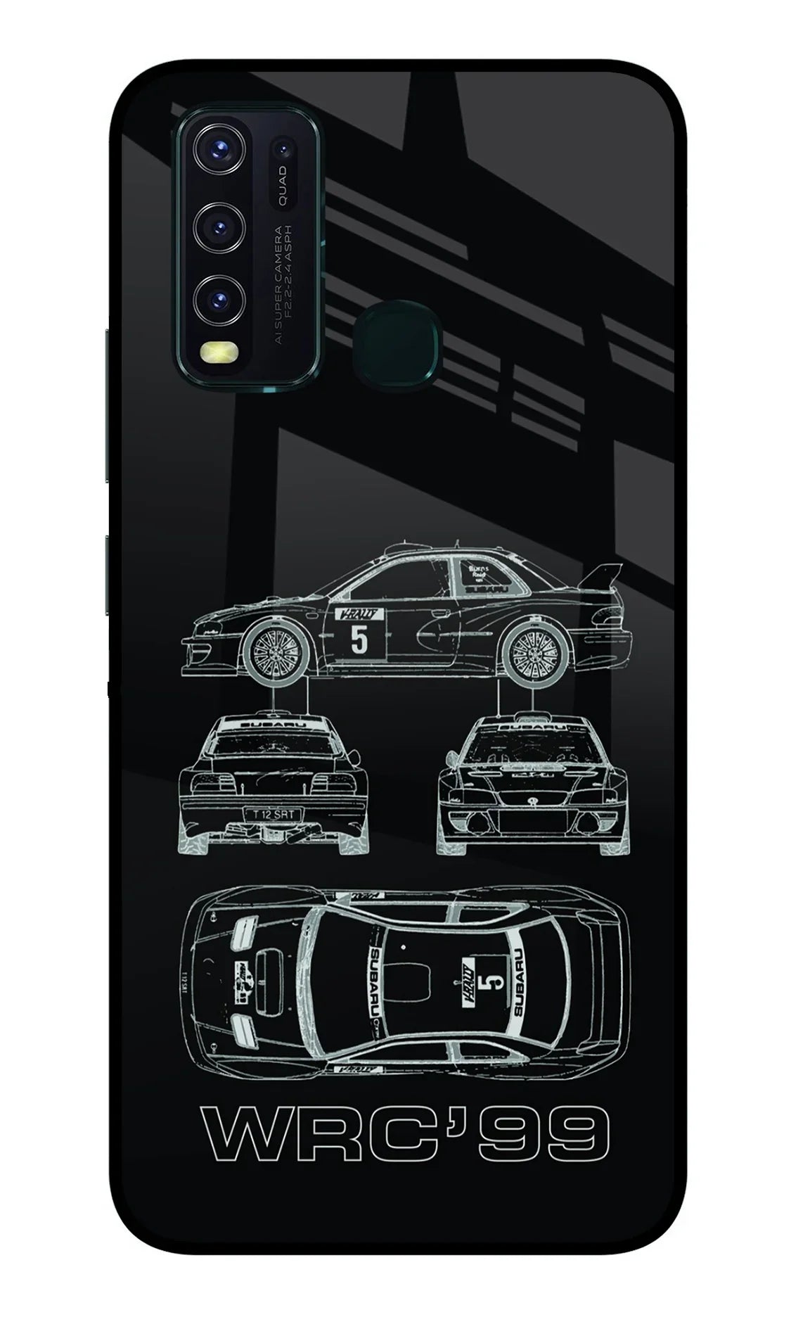 WRC'99 Vivo Y30/Y50 Glass Case