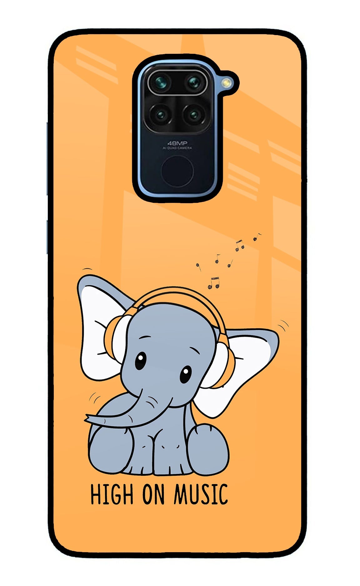High On Music Redmi Note 9 Back Cover