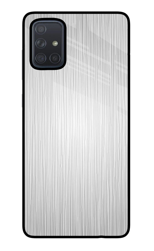 Wooden Grey Texture Samsung A71 Back Cover